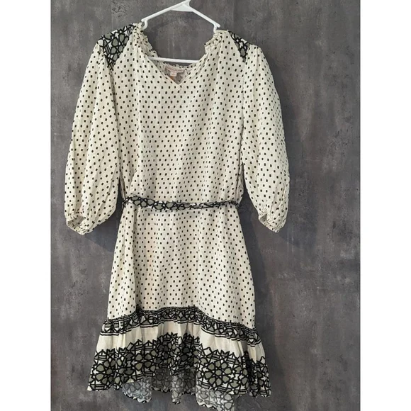 Women's Knox Rose NWT White and Green Boho Dress - Size S - Picture 6 of 16